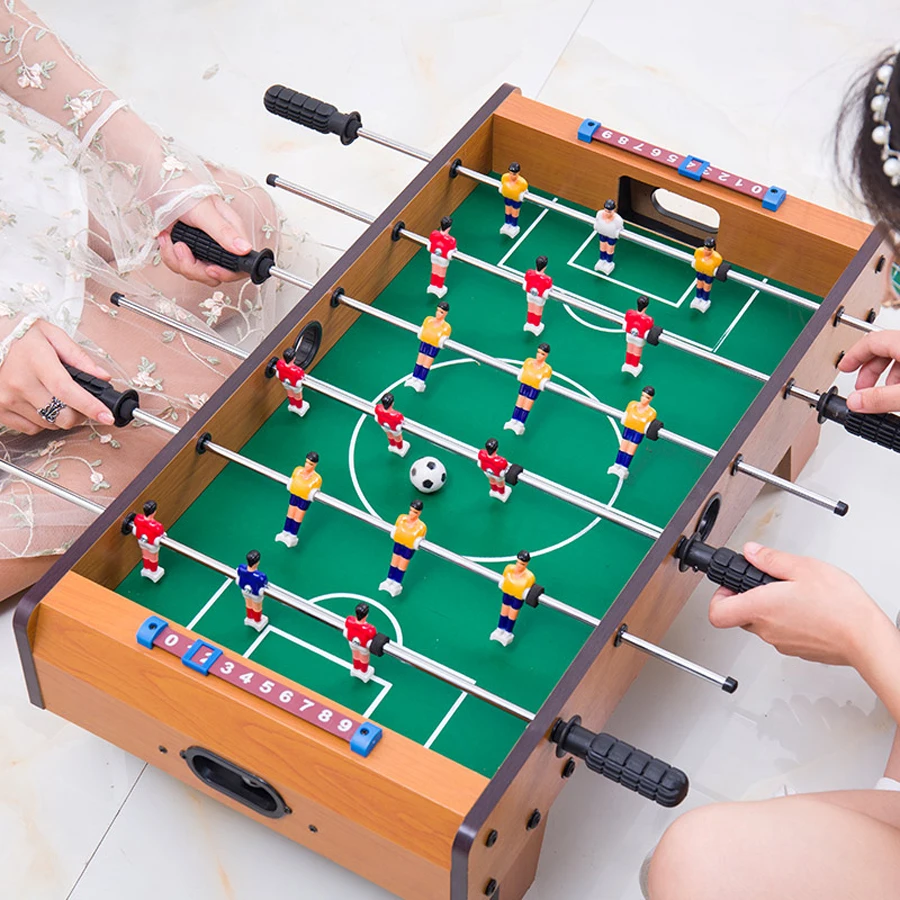 Juego de mesa de fútbol estándar para niños y adultos, juego de fútbol de escritorio, juego de partidos, juguete de fiesta, 69cm, 12 polos, T4 - imagen 4