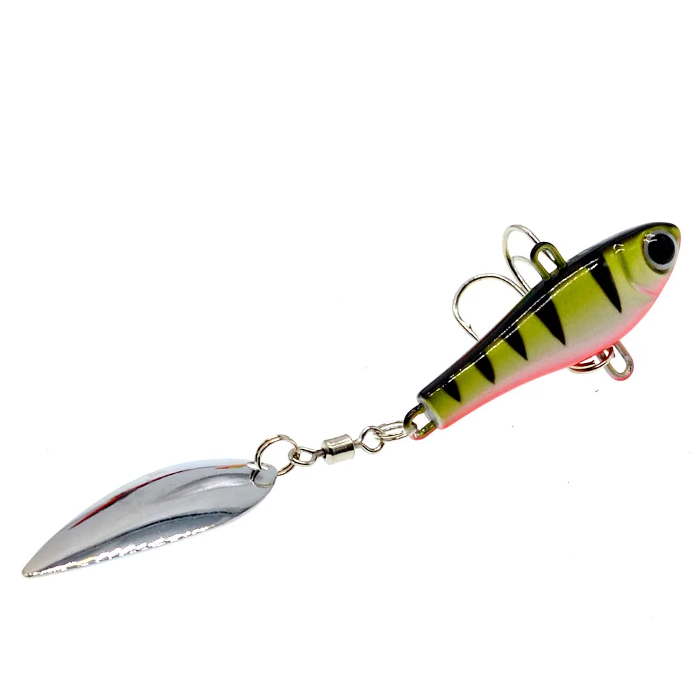 Señuelo de pesca Jig Head Fish 20g VIB cucharas de rotación pesca en el océano Spinner de agua dulce señuelos de Metal artificiales cebo 1 pieza venta - imagen 3