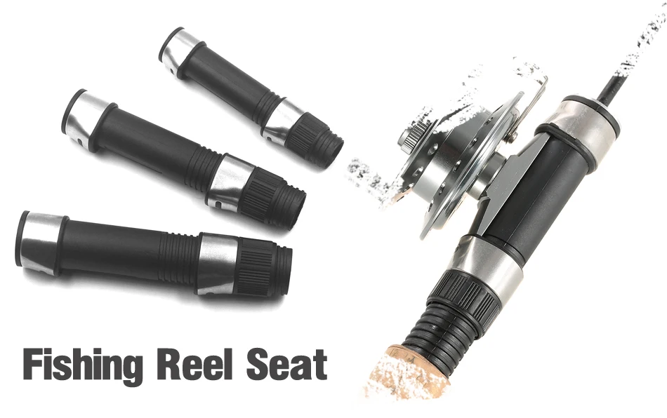 MNFT-asiento de carrete de pesca con mosca, lado de hielo instalado, tamaño de asiento de rueda de caña de pescar ID16mm 18mm 20mm, aparejos de reparación y construcción de caña DIY, 1 Uds. - imagen 4