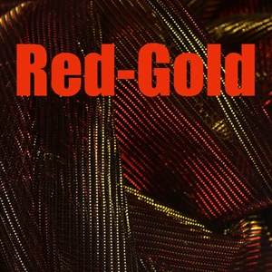 1 Yard Red Gold