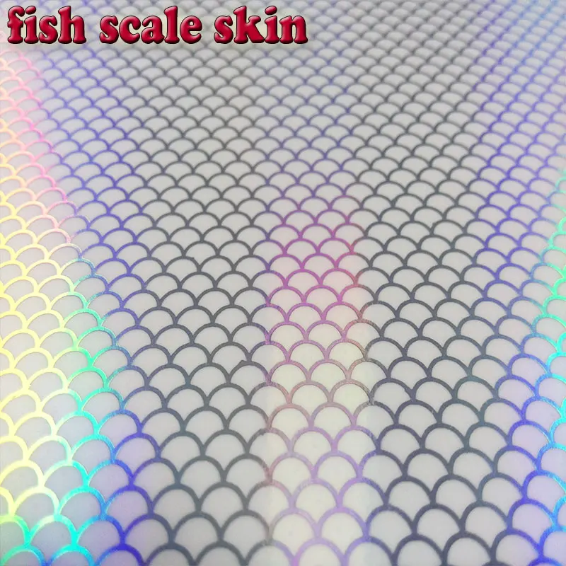 2025 JIG señuelo pegatina piel de pescado accesorios hechos a mano tamaño: 10 cm * 15 cm papeles: 10 unids/lote - imagen 3