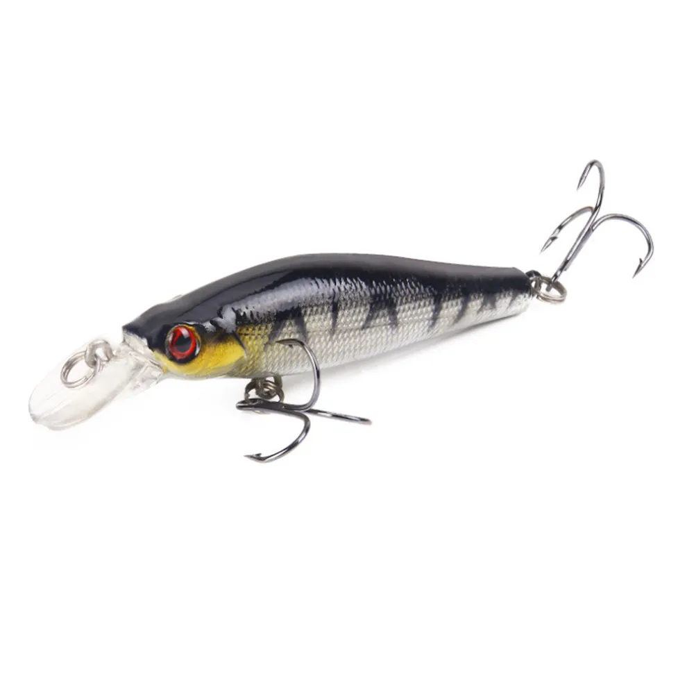 Señuelos de Pesca de 8,2g y 8cm, cebos duros para pececillos, Crankbait, ojos 3D, cebo duro de plástico Artificial, aparejos de Pesca de carpa, 1 ud. - imagen 4