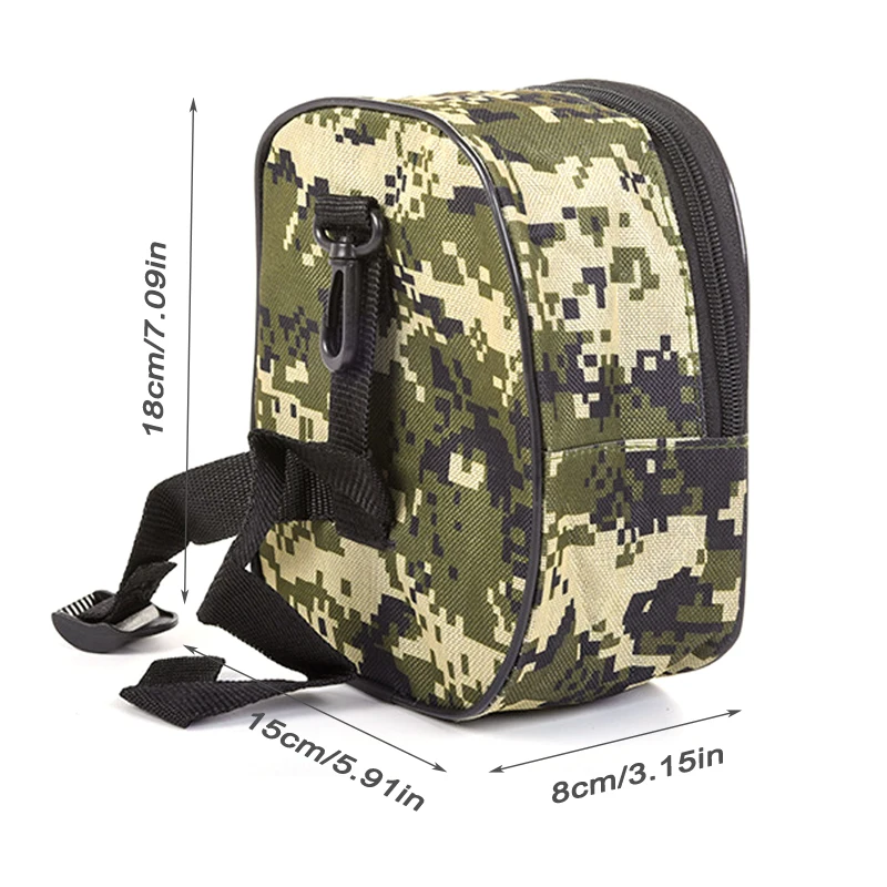 Bolsa de carrete de pesca Oxford bolsa de aparejos de pesca portátil funda de pesca carpa aparejos de pesca al aire libre bolsa de almacenamiento de deportes PJ155 - imagen 2