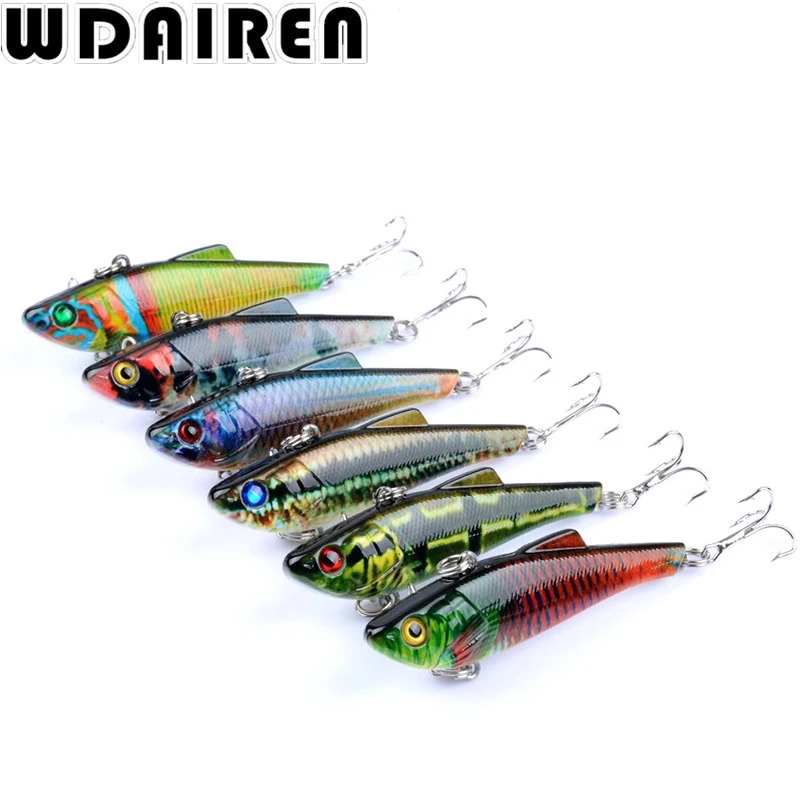 Señuelo de pesca que se hunde, 70mm, 6,6g, cebo Artificial duro, VIB, vibración, para todas las profundidad, aparejos de pesca de carpa en hielo de invierno, 1 unidad - imagen 4