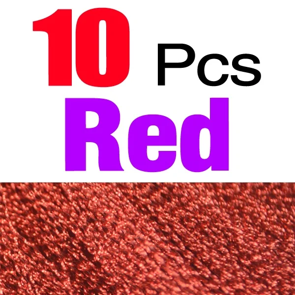 10Pcs Red