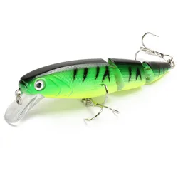 Minnow articulado - Señuelo curricán para lucio y carpa, gran acción