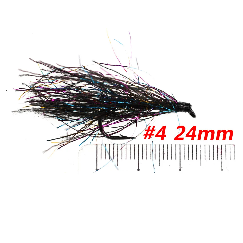 Bimoo-señuelo de pesca con mosca para trucha, 6 unidades, #4 - imagen 3