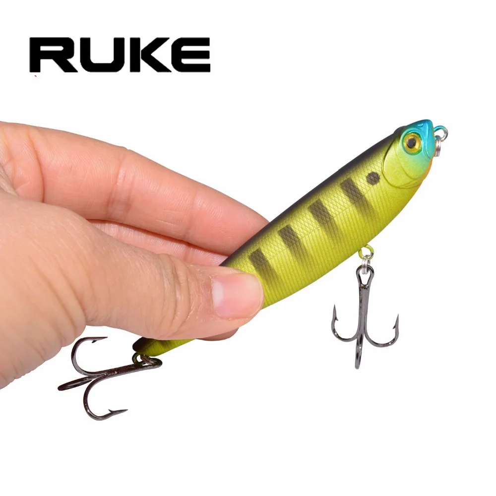 RUKE Señuelos de Pesca con forma de lápiz, cebos artificiales de diferentes colores, 105mm, 14g, Envío Gratis - imagen 4