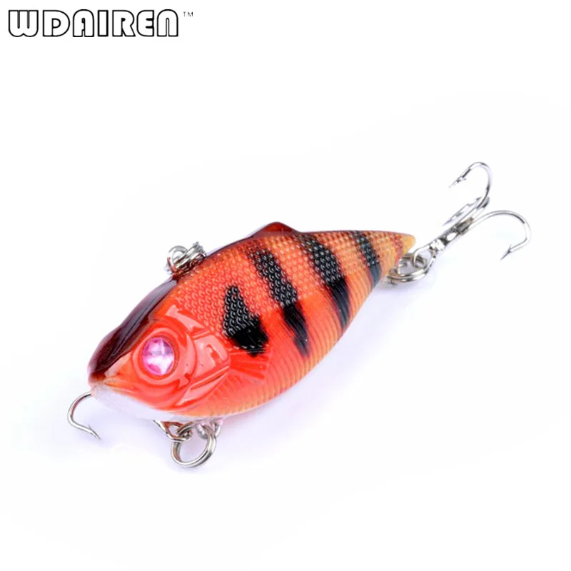 Señuelo de pesca que se hunde con vibración VIB, 6,5 cm, 7,5g, pintura 3D realista, Wobbler, cebo duro Artificial de invierno, señuelos de hielo, 1 ud. - imagen 3