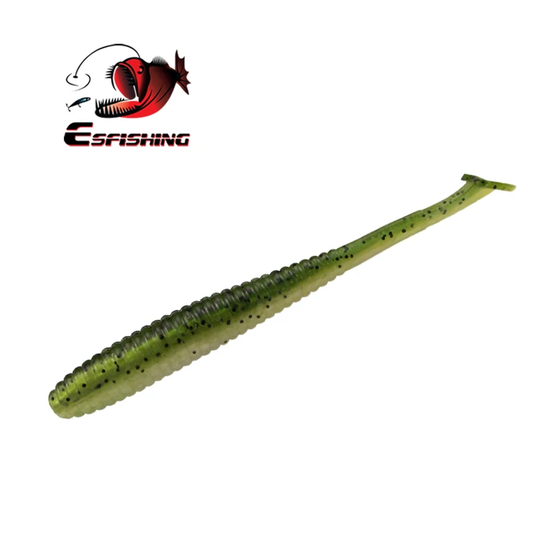 ESFISHING Pesca cebo suave I Shad Tail 12cm sales y atrayente inyectado Isca aparejos artificiales Wobblers Jigging señuelo de Pesca - imagen 2
