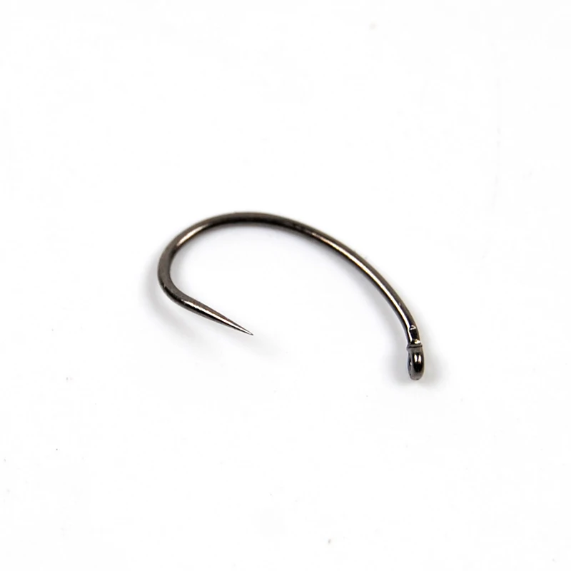 Bimoo-anzuelos de Ninfa para atar moscas, anzuelos de Ninfa, de níquel negro, tamaño 12 14 16, 25 unidades por lote - imagen 5