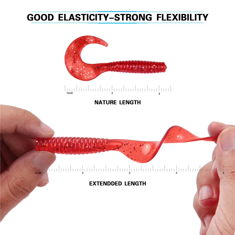 Señuelo de pesca de lubina suave para agua salada, anzuelos de plantilla, 30 piezas, 4,9g - imagen 3