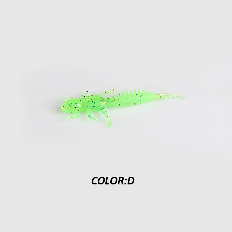 Señuelos blandos de alcance para pesca, larva de 6cm/5cm, nimbaits de agua dulce, cebo suave de silicona, gusano para pesca, novedad de 2023 - imagen 3