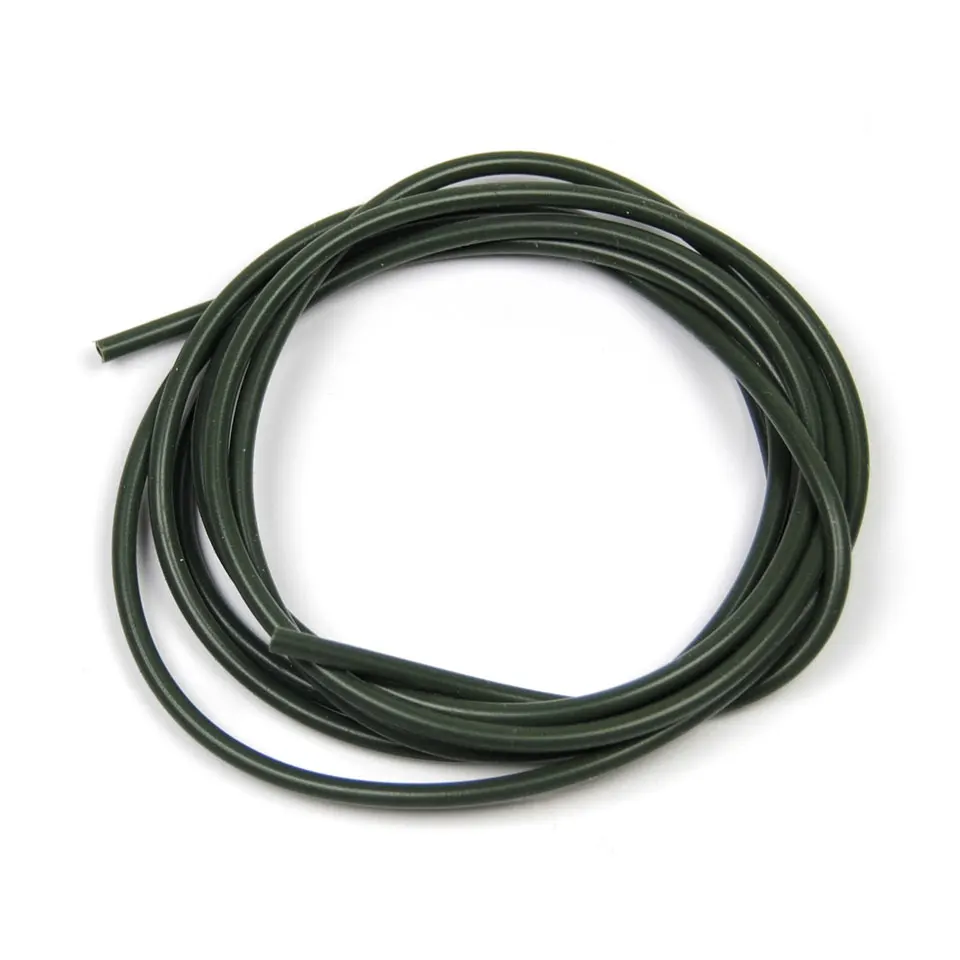 Wifreo-Tubo de silicona para pesca de carpa, Color negro, Oliva y marrón, 2 metros por paquete - imagen 4