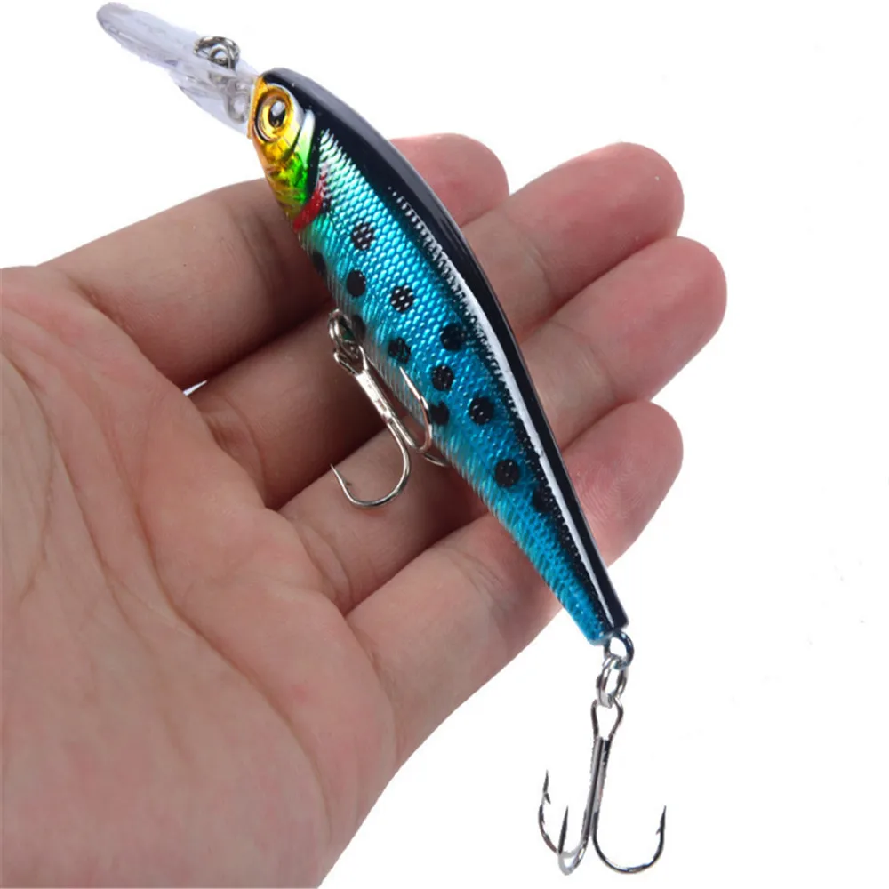 Señuelo de pesca de pececillos, 1 pieza, 9,2g, 10cm, Wobbler, cebo duro de plástico, accesorios de pesca de carpa - imagen 3