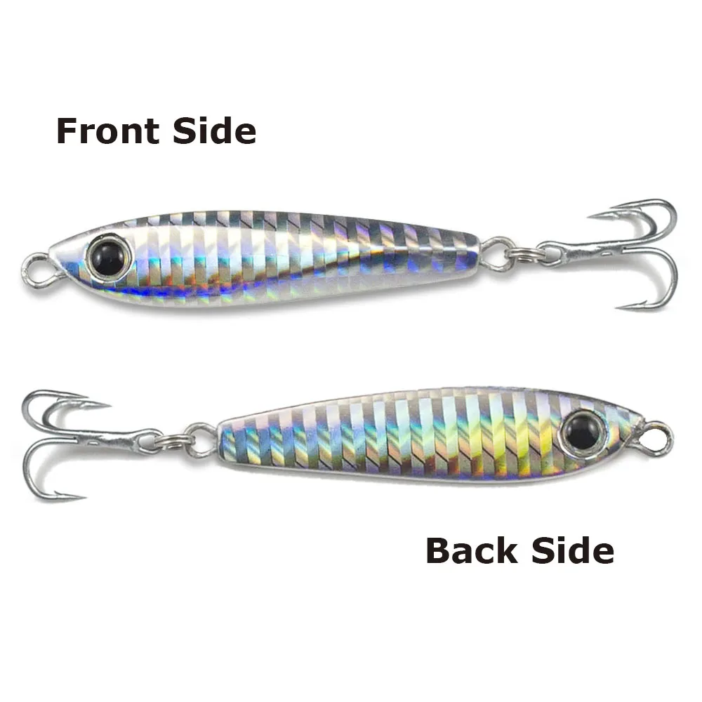 COUNTBASS Señuelos de Jigging 5PCS 18g 0.63oz Micro Metal Plantillas de Pesca Juego de lubina, Señuelo de Pescado de Tamaño Pequeño - imagen 3