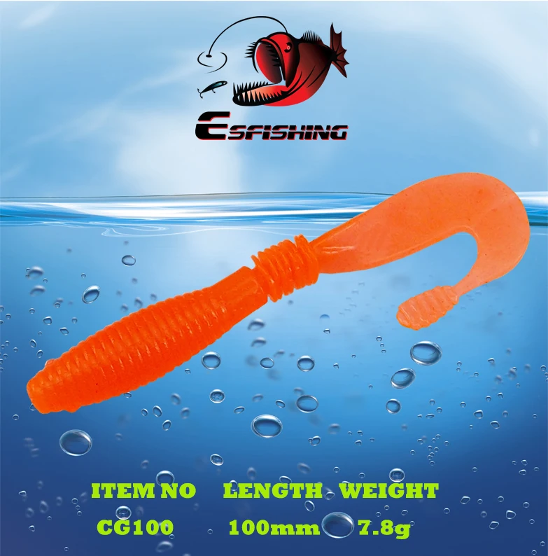 KESFISHING-Señuelos de Pesca de 4 "y 7,8g, cebo Artificial suave, olor atrayente, inyecta Sales, Wobbler - imagen 4
