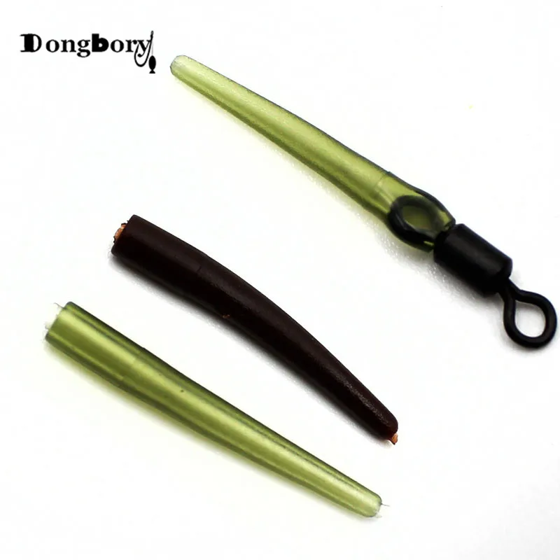 30 Uds. Accesorios de pesca de carpa, funda antienredos, Mini aparejos de pesca de carpa de goma, conexión con gancho, aparejos terminales de 24mm - imagen 5