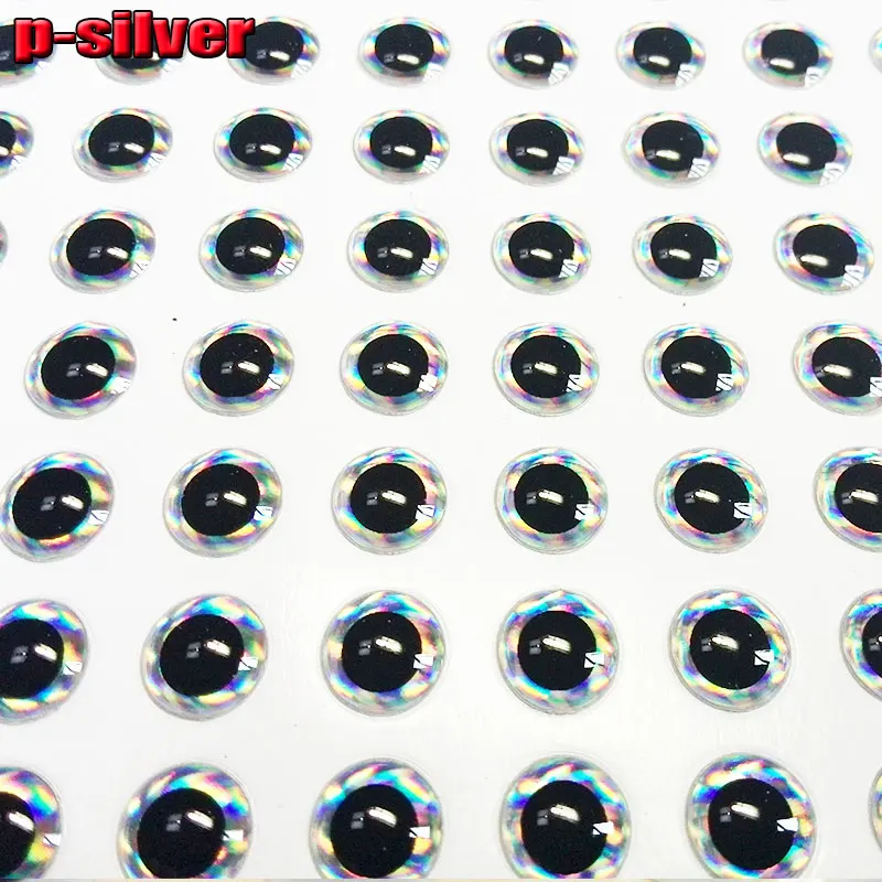 Variedad de ojos de señuelo de pesca 3D/4D seasitomo