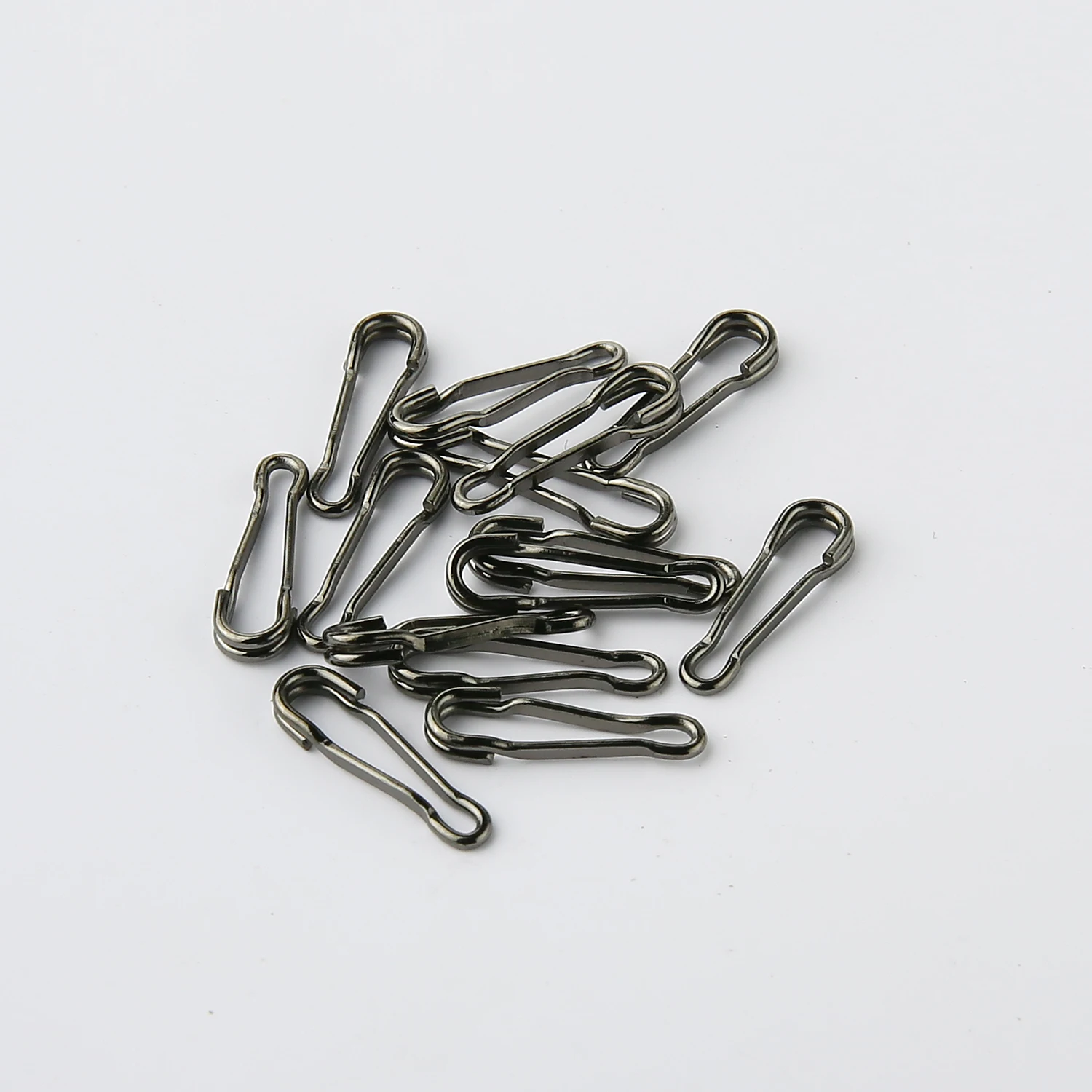 Conector de pesca de acero inoxidable, señuelo de gancho a presión, barril giratorio de cierre rápido, accesorios de seguridad para peces, anillo alimentador, herramienta de carpa, 10 Uds. - imagen 5