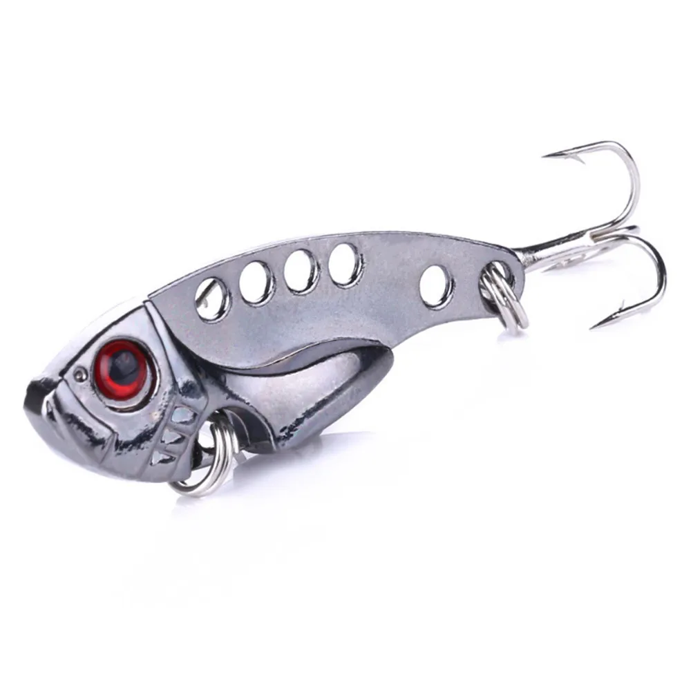 4pcs/lot Metal VIB 3.5G/3.5CM Fishing Lure Vibration Spoon Spinner Lure Crankbait Bass Artificial Hard Bait Cicada VIB Tackle - imagen 5