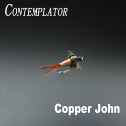 Mosca húmeda John cobre #12 – Imitación ninfa, efímera y piedra