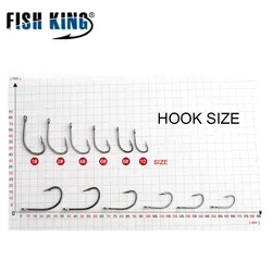 Anzuelos Carpa Fish King - Acero carbono con anillo alimentador
