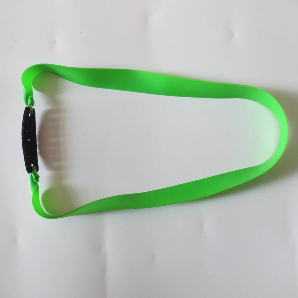 Tira de goma plana para tirachinas, goma de látex de 0,65mm de grosor, color verde, 10 unidades - imagen 5