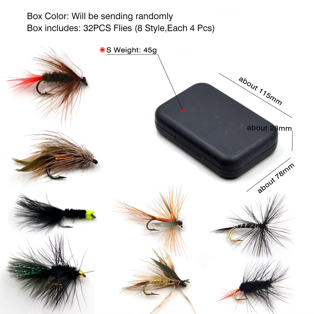 Streamer Woolly Bugger Mnft – Moscas secas negro y marrón para mosca - imagen 3