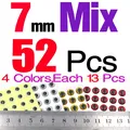 7mm Mixed 52Pcs