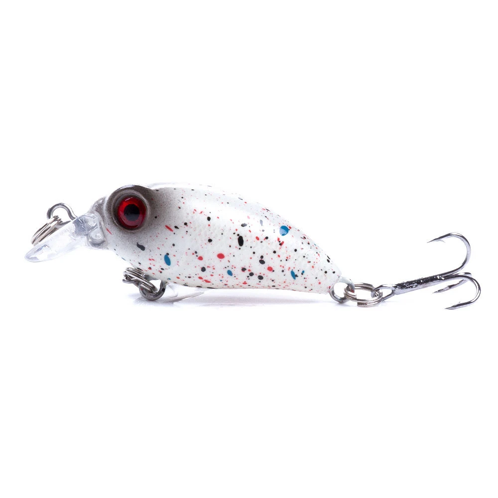 Mini señuelos flotantes de Pesca Crankbait, 4cm, 2,5g, cebo duro de plástico Artificial, Swimbait, lucio, Wobblers, aparejos de Pesca, 1 ud. - imagen 4