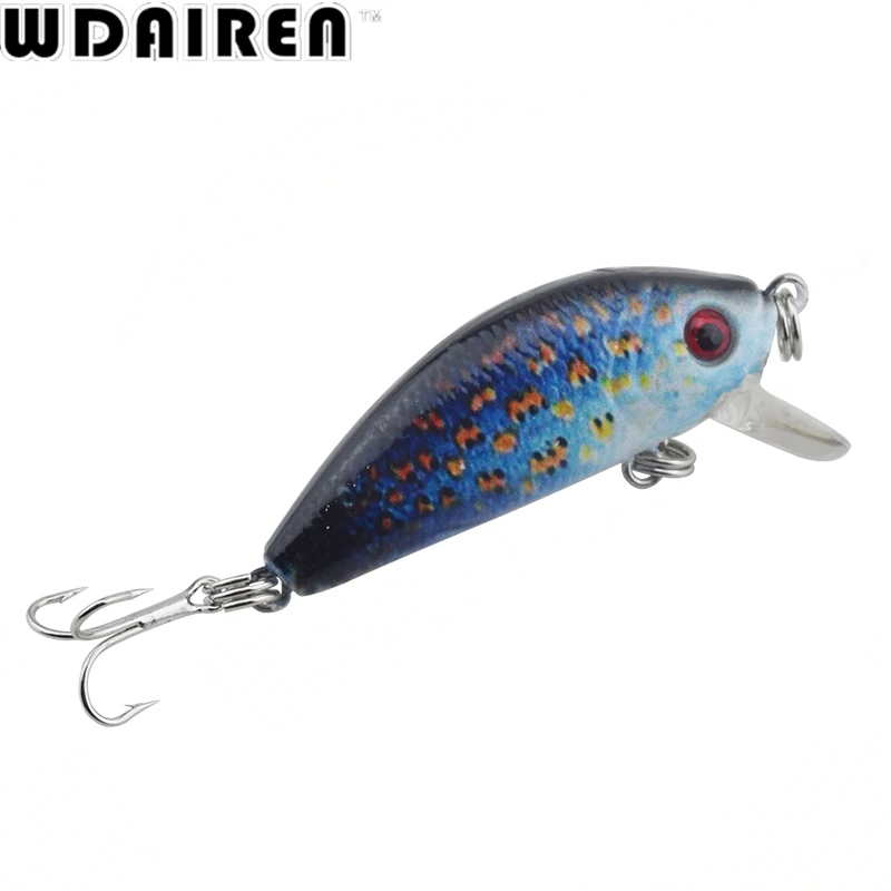 WDAIREN-señuelo de Pesca de pececillos, 1 unidad, 4,5 cm, 3,8g, cebos duros artificiales, lápiz, Wobbler, aparejos de Pesca de carpa - imagen 2