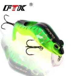 FTK Señuelo rana topwater flotante – Twitching para lubina y lucio