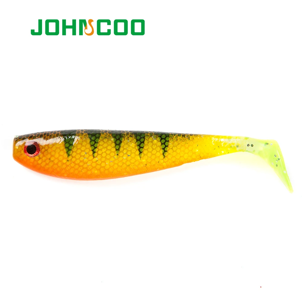 JOHNCOO-señuelo de pesca de 4 piezas, cebo de gusano blando de 115mm y 12g, cebo suave de silicona, señuelo profesional, carpa Artificial, Wobbler, sábalo - imagen 4