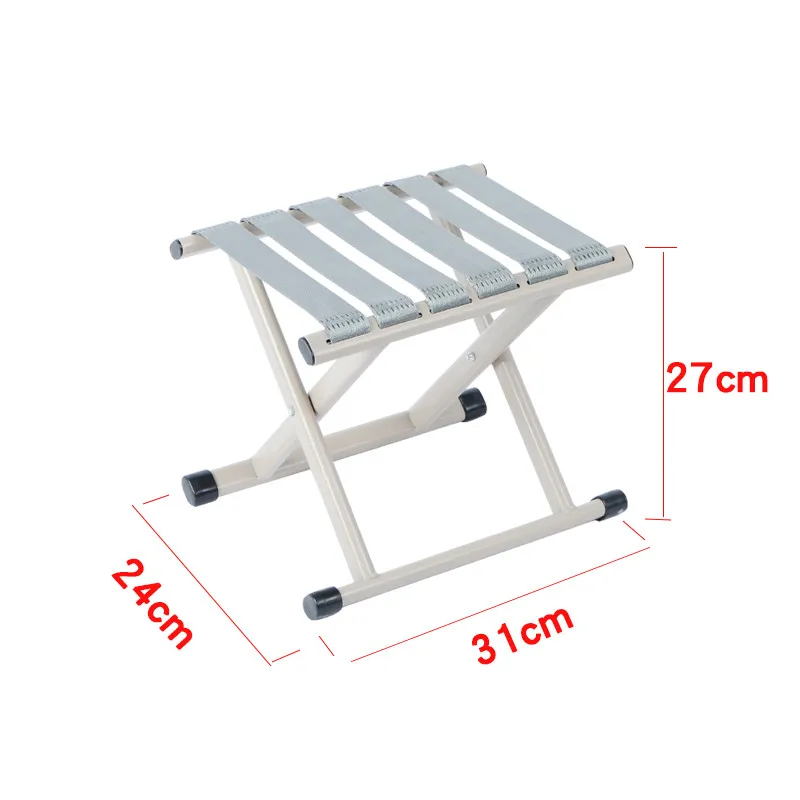 Silla Plegable de aleación de aluminio, Silla de Pesca de tela Oxford, portátil, para acampar al aire libre, senderismo, taburete de Pesca, accesorios de Pesca - imagen 5