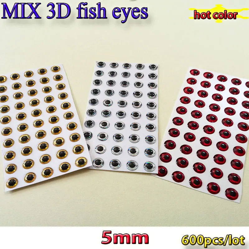 5mm MIX 600pcs