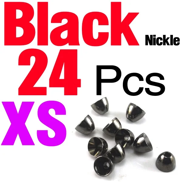 24Pcs Black Nicke XS