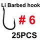 25PCS Size 6