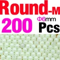200Pcs Round M