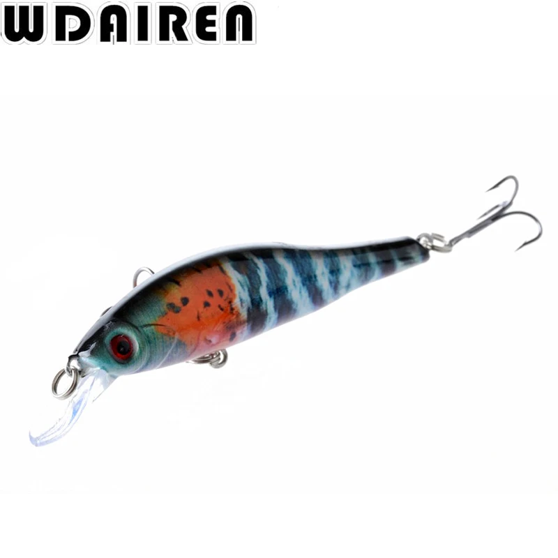 Minnow-Juego de señuelos de Pesca con mosca, cebos duros artificiales, Wobbler, carpa, Crankbait Isca, novedad, 5 unids/set - imagen 3