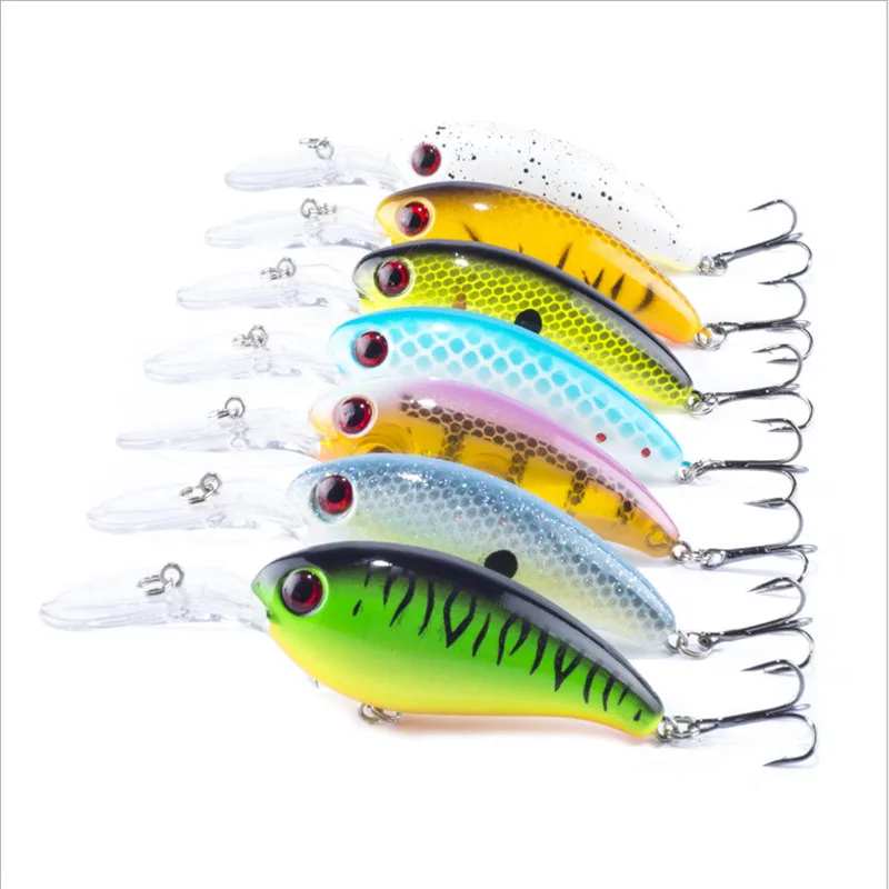 FISHINAPOT-señuelo de pesca duro de ABS, cebo para Lucio, 14g/10cm, Wobbler, Crankbait, Spinner, piscardo, 1 unidad - imagen 4