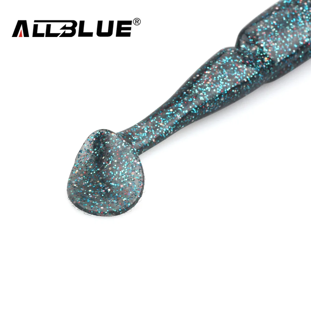 ALLBLUE-señuelo de pesca suave, 20g/13,5 cm, 2 unids/lote, cebo de silicona para sábalo Delgado, cebo para lubina, Swimbaits, señuelo de plástico - imagen 4