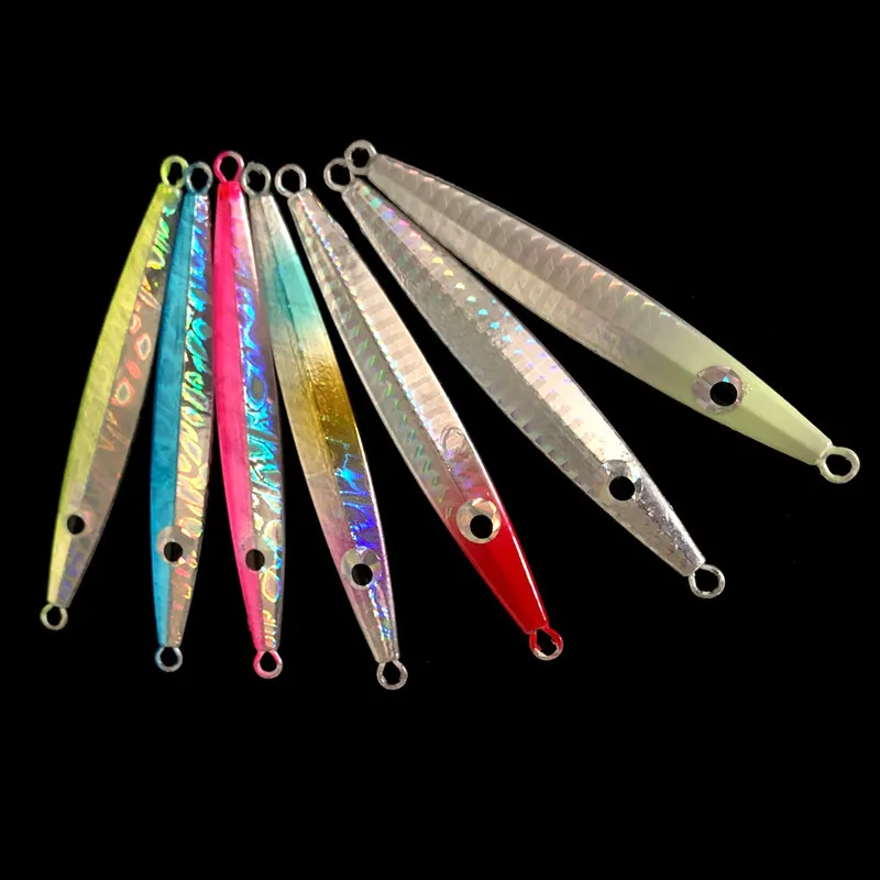 Fishing Small Jigs Shore Cast Jigbait Lure Hard Bait 30g 40g Artificial Lures Salix Leaf Shaped 1 Piece SALE - imagen 3