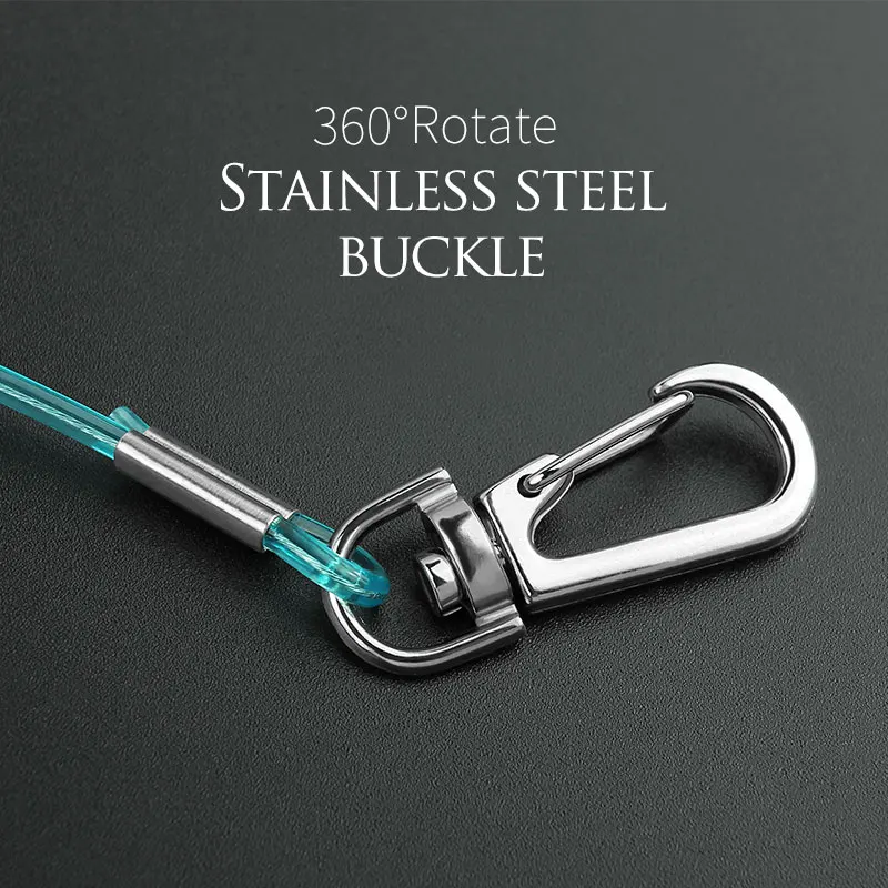 LINNHUE-aparejos de pesca, cuerdas para señuelos, varilla de conexión de alambre de plástico/acero, 6 colores disponibles, cuerdas perdidas, protegen las cañas de pescar, alta calidad - imagen 5