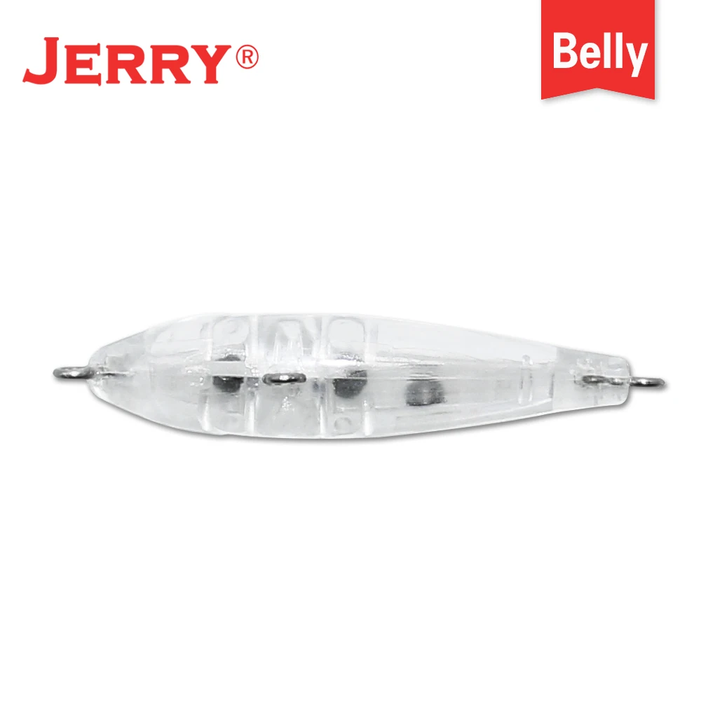 Jerry Hobbit-señuelo de 10 piezas en blanco, sin pintar, flotante, manivela, ultraligero, Micro Señuelos de Pesca - imagen 4