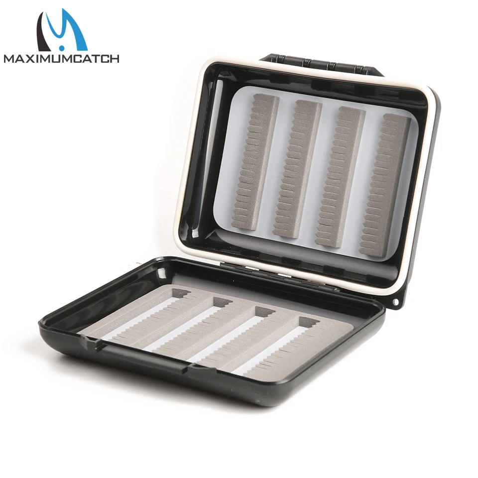 Maximumcatch MH caja de mosca de bolsillo impermeable con espuma de hendidura 120x100x30mm - imagen 3