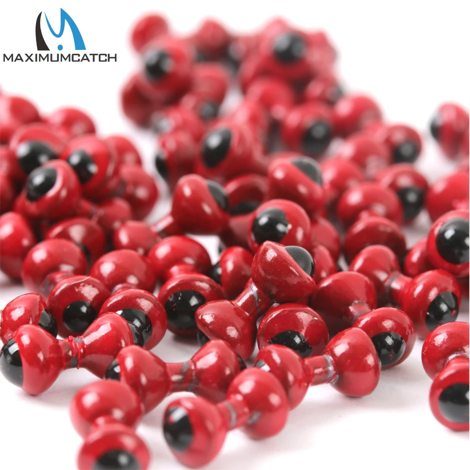 Maximumcatch 25 piezas de ojos pintados, cuentas para atar moscas, mancuernas, Material para atar moscas - imagen 5