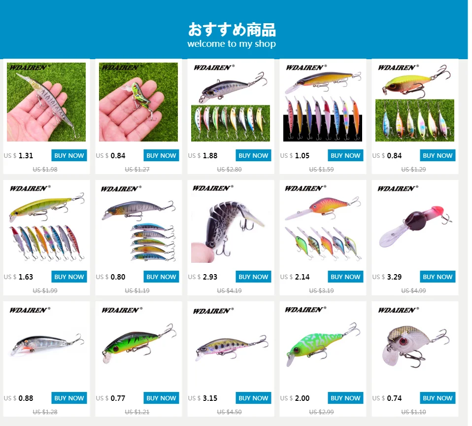 Descubra la colección perfecta para señuelos de pesca con Wlailen