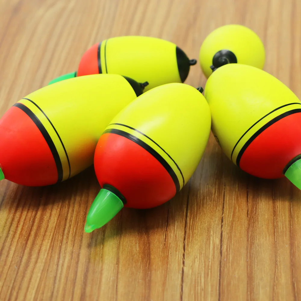 Flotador de gran vientre para pesca en el mar, equipo de luz brillante, 5 piezas, EVA - imagen 2