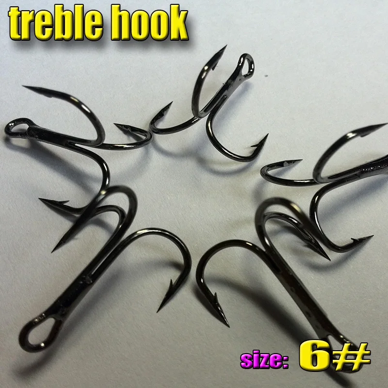 Anzuelo triple de alta calidad para pesca en agua dulce y salada - imagen 3